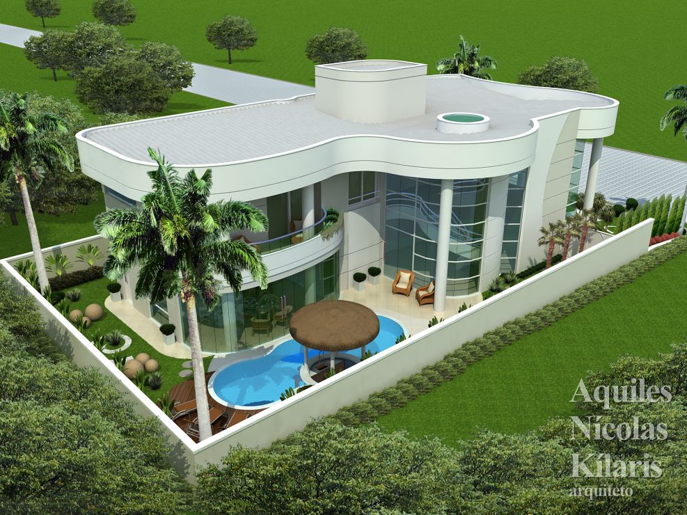 Arquiteto - Aquiles NÃ­colas KÃ­laris - Projetos Residenciais - Projeto SÃ£o Luis - MA