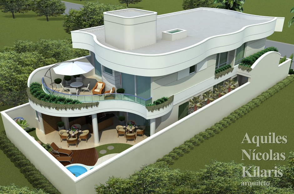 Arquiteto - Aquiles Nícolas Kílaris - Residential Projects - Projeto Iguatu - CE