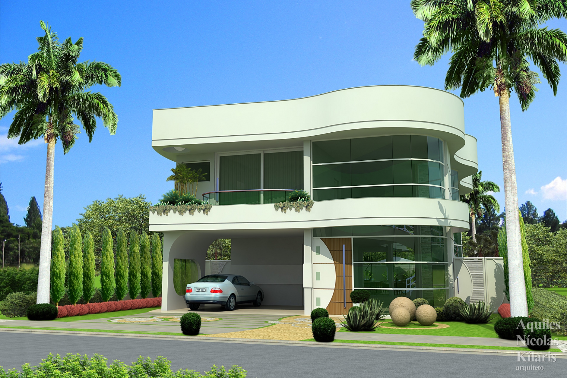 Arquiteto - Aquiles NÃ­colas KÃ­laris - Residential Projects - Projeto Barra dos Coqueiros - SE