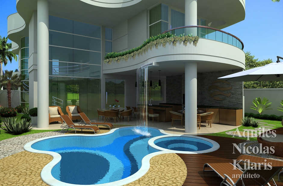 Arquiteto - Aquiles NÃ­colas KÃ­laris - Residential Projects - Projeto Barra dos Coqueiros - SE