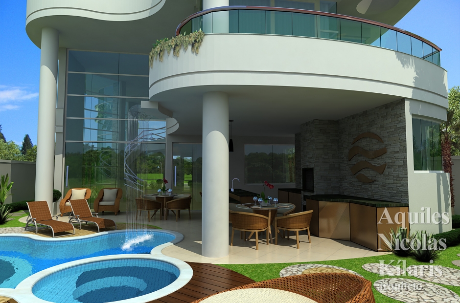 Arquiteto - Aquiles NÃ­colas KÃ­laris - Residential Projects - Projeto Barra dos Coqueiros - SE