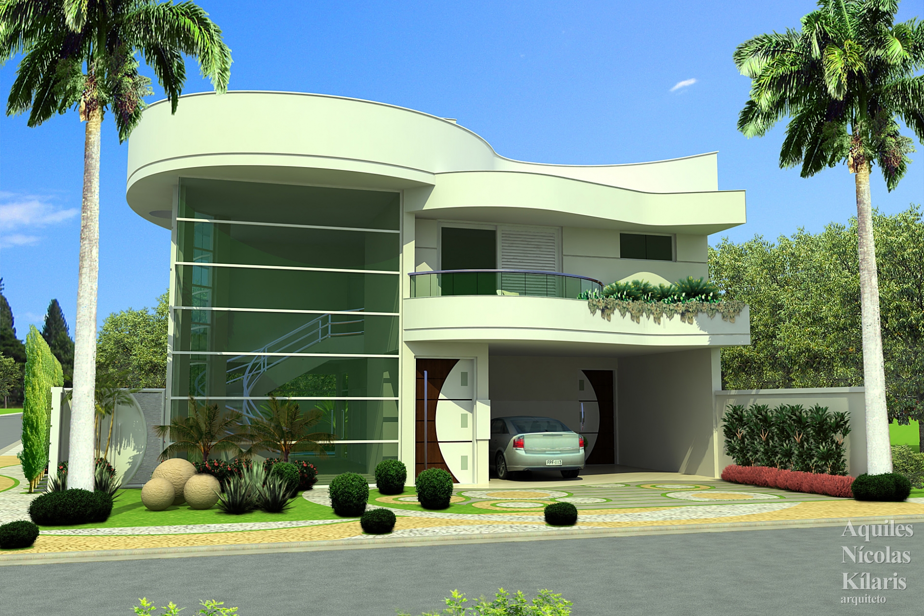 Arquiteto - Aquiles NÃ­colas KÃ­laris - Projetos Residenciais - Projeto Juazeiro - BA