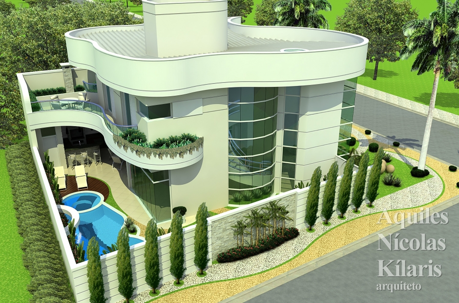 Arquiteto - Aquiles NÃ­colas KÃ­laris - Projetos Residenciais - Projeto Juazeiro - BA