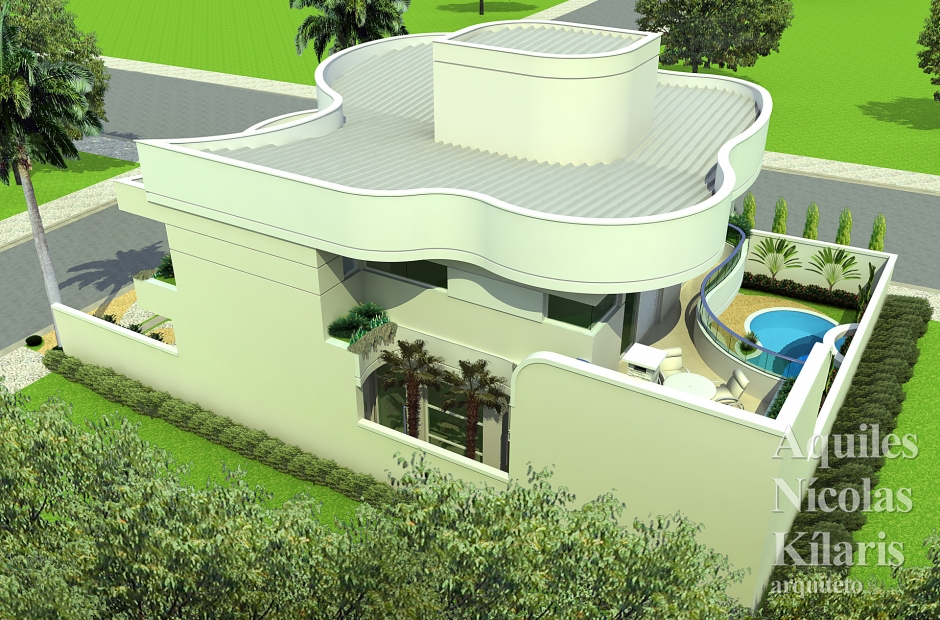 Arquiteto - Aquiles NÃ­colas KÃ­laris - Projetos Residenciais - Projeto Juazeiro - BA