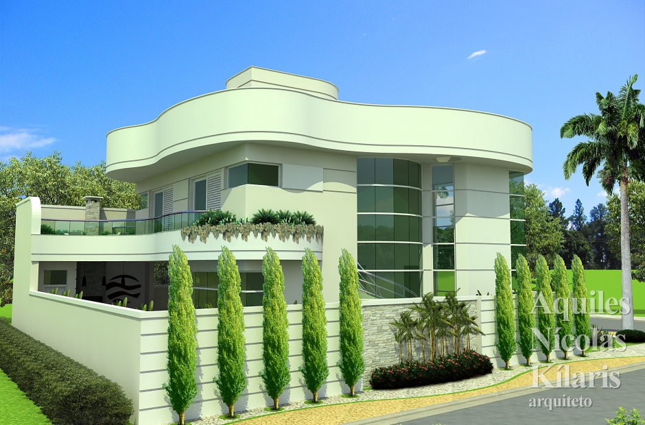 Arquiteto - Aquiles NÃ­colas KÃ­laris - Projetos Residenciais - Projeto Juazeiro - BA