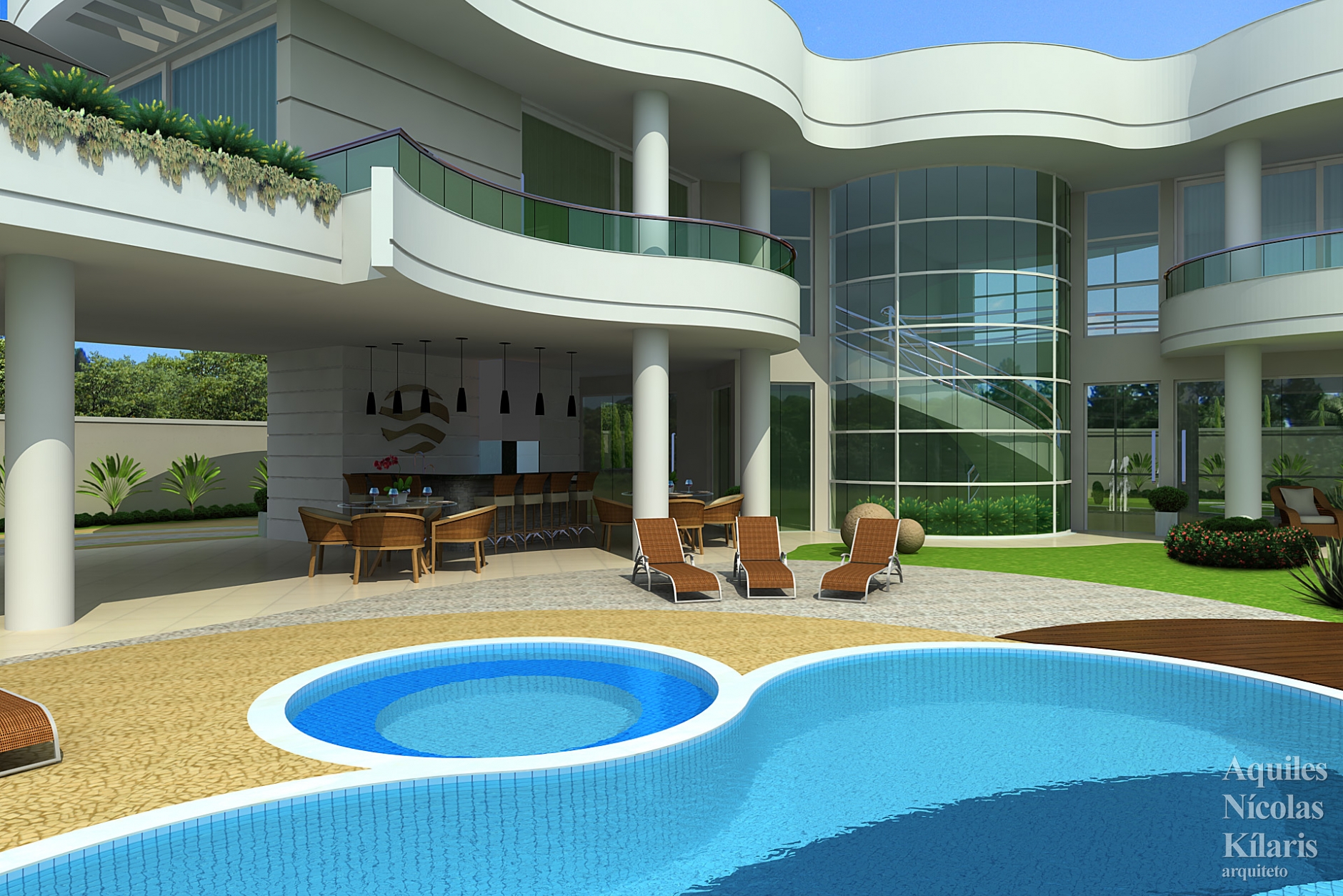 Arquiteto - Aquiles NÃ­colas KÃ­laris - Residential Projects - Project Brasilia I