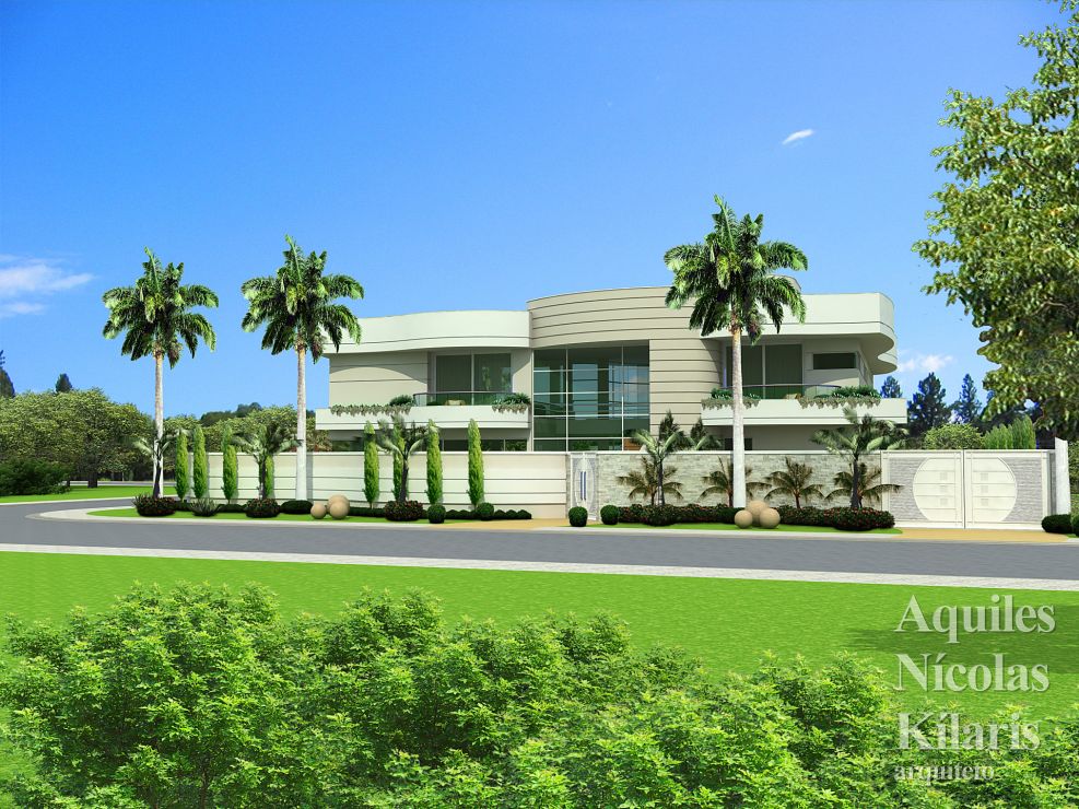 Arquiteto - Aquiles Nícolas Kílaris - Projetos Residenciais - Projeto Brasilia I - DF