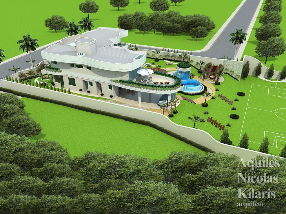 Arquiteto - Aquiles Nícolas Kílaris - Projetos Residenciais - Projeto Brasilia I - DF