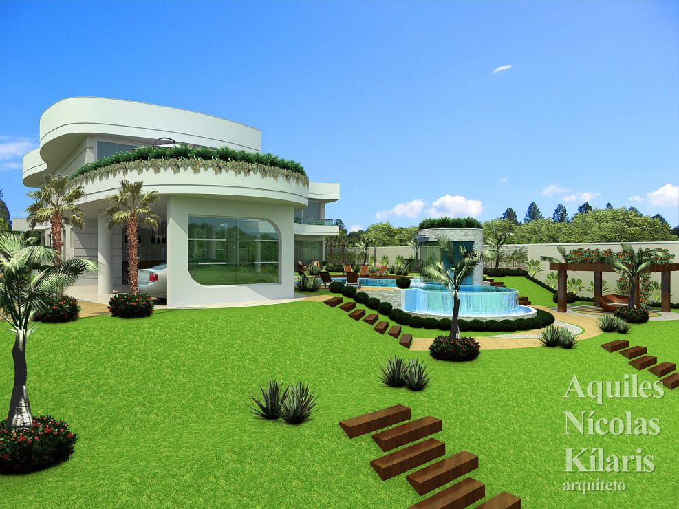 Arquiteto - Aquiles Nícolas Kílaris - Projetos Residenciais - Projeto Brasilia I - DF
