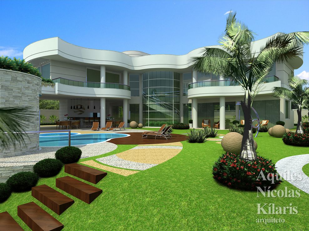 Arquiteto - Aquiles Nícolas Kílaris - Projetos Residenciais - Projeto Brasilia I - DF