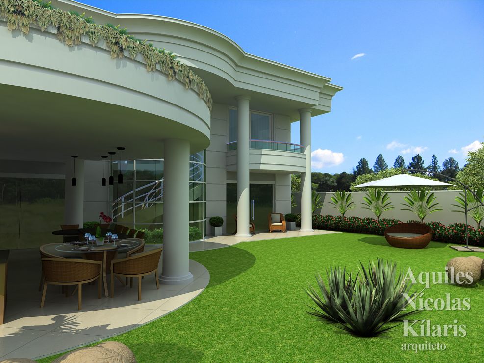 Arquiteto - Aquiles Nícolas Kílaris - Projetos Residenciais - Projeto Brasilia II - DF