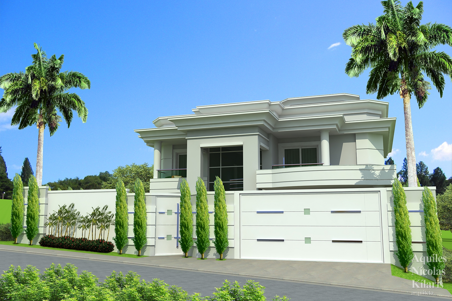 Arquiteto - Aquiles Nícolas Kílaris - Residential Projects - Projeto Águas Claras - DF