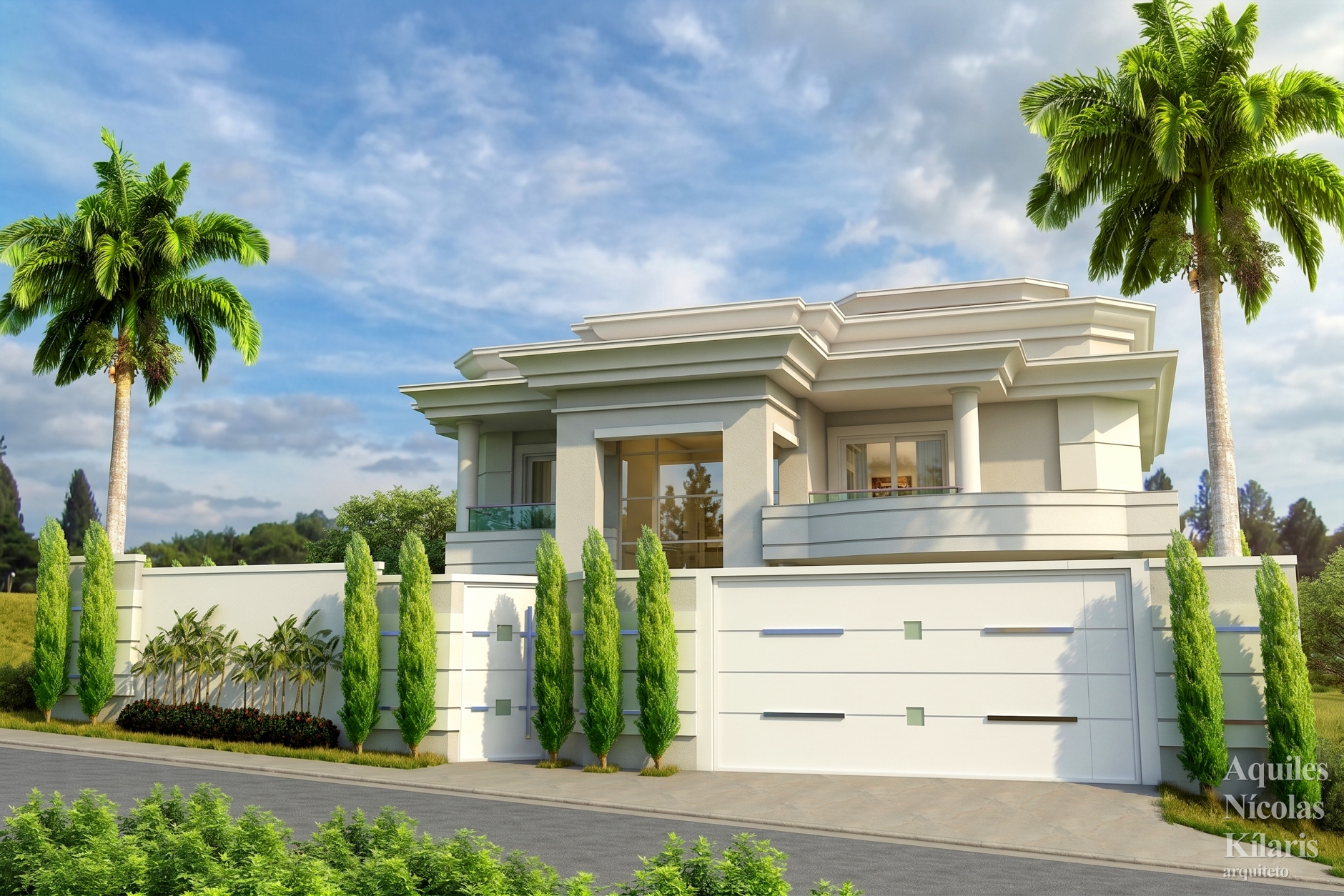 Arquiteto - Aquiles NÃ­colas KÃ­laris - Residential Projects - Projeto Ãguas Claras - DF