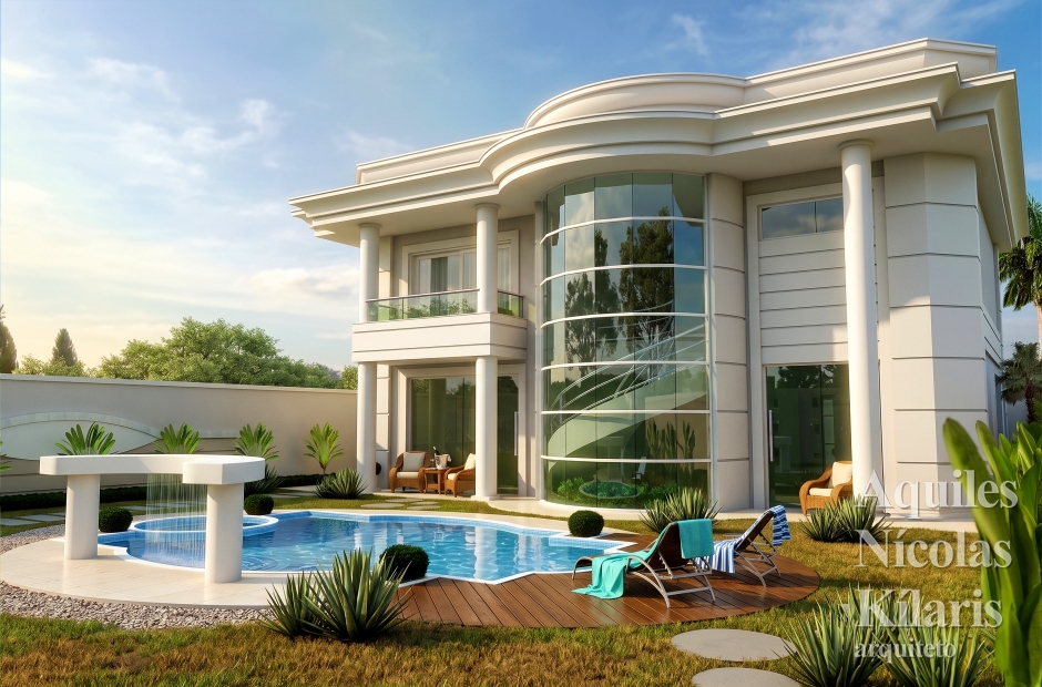 Arquiteto - Aquiles NÃ­colas KÃ­laris - Residential Projects - Projeto Ãguas Claras - DF