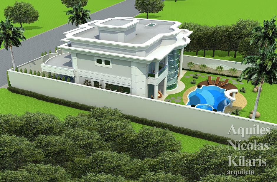 Arquiteto - Aquiles Nícolas Kílaris - Residential Projects - Projeto Águas Claras - DF