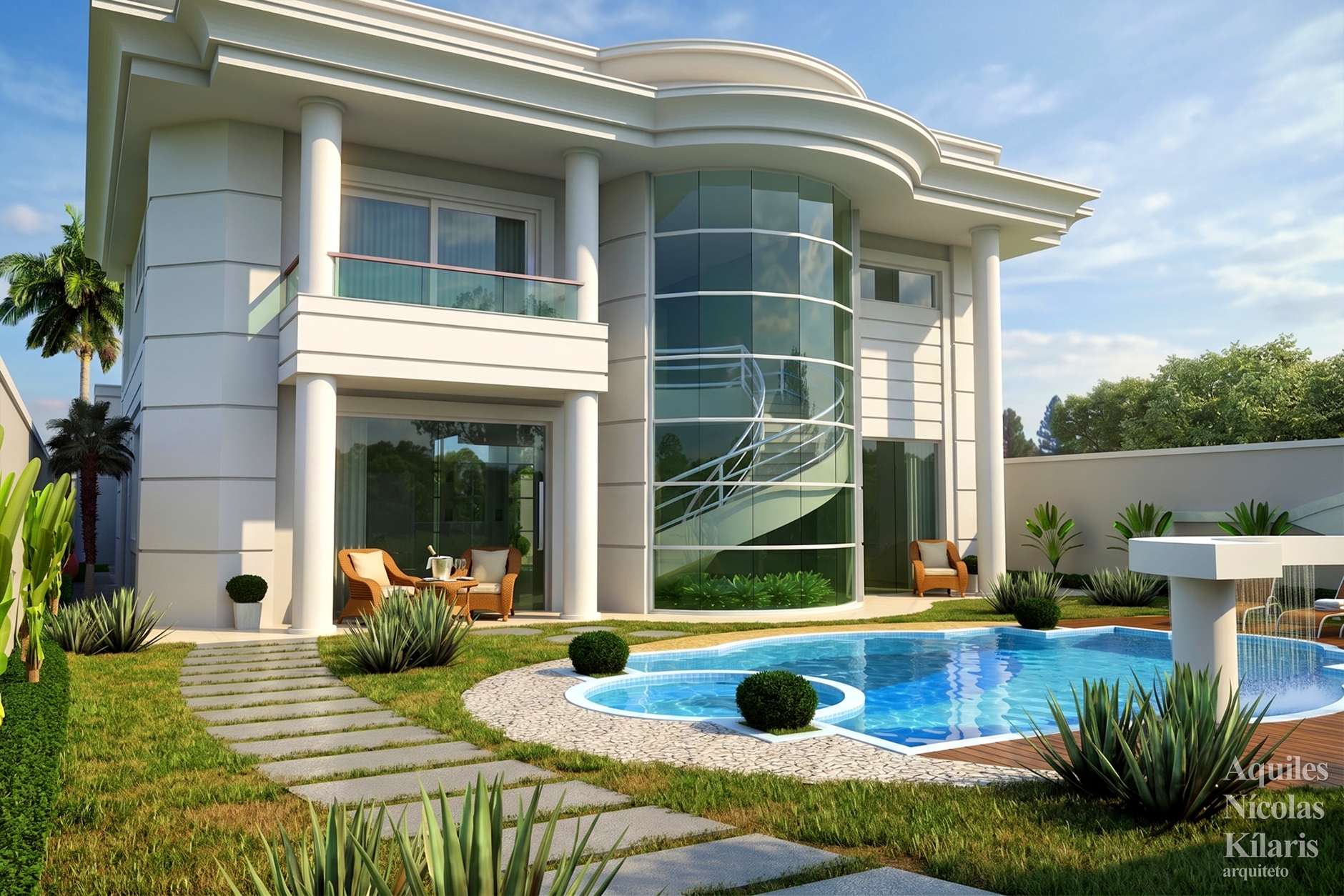 Arquiteto - Aquiles NÃ­colas KÃ­laris - Residential Projects - Projeto Ãguas Claras - DF