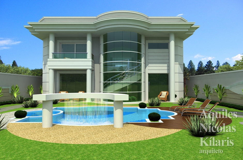 Arquiteto - Aquiles Nícolas Kílaris - Residential Projects - Projeto Águas Claras - DF