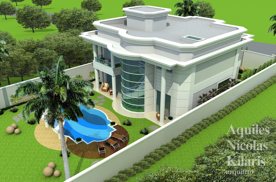 Arquiteto - Aquiles Nícolas Kílaris - Residential Projects - Projeto Águas Claras - DF