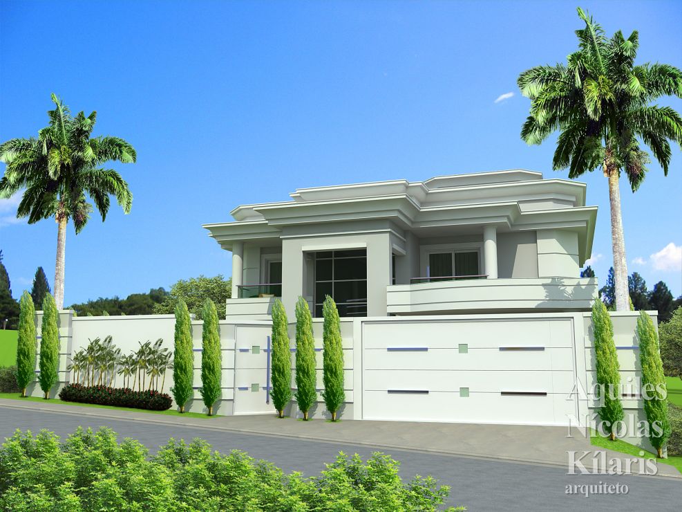 Arquiteto - Aquiles Nícolas Kílaris - Residential Projects - Projeto Águas Claras - DF
