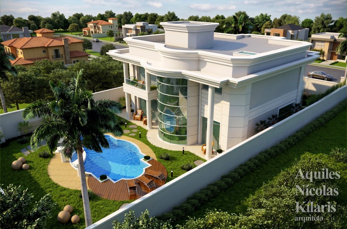 Arquiteto - Aquiles NÃ­colas KÃ­laris - Residential Projects - Projeto Ãguas Claras - DF