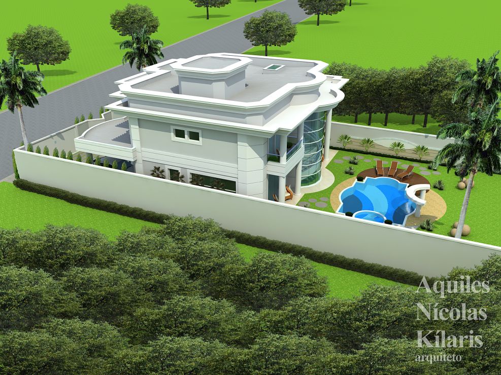 Arquiteto - Aquiles Nícolas Kílaris - Residential Projects - Projeto Águas Claras - DF