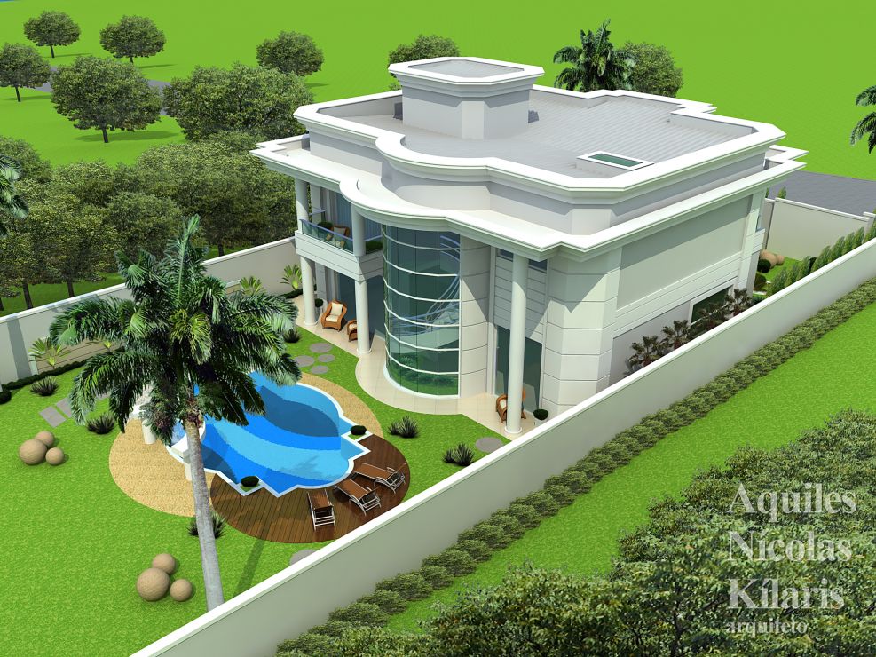 Arquiteto - Aquiles Nícolas Kílaris - Residential Projects - Projeto Águas Claras - DF