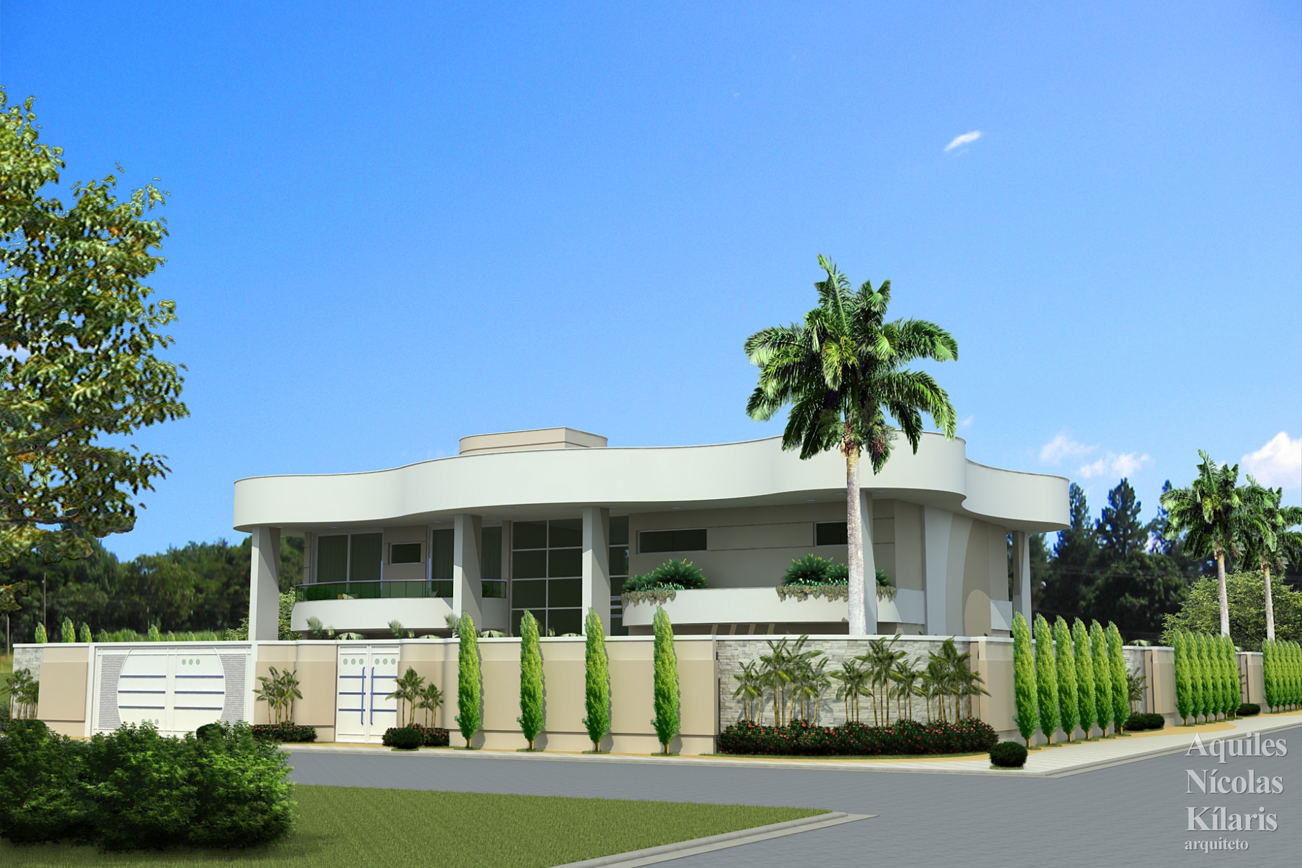 Arquiteto - Aquiles NÃ­colas KÃ­laris - Residential Projects - Projeto Angelica - MT