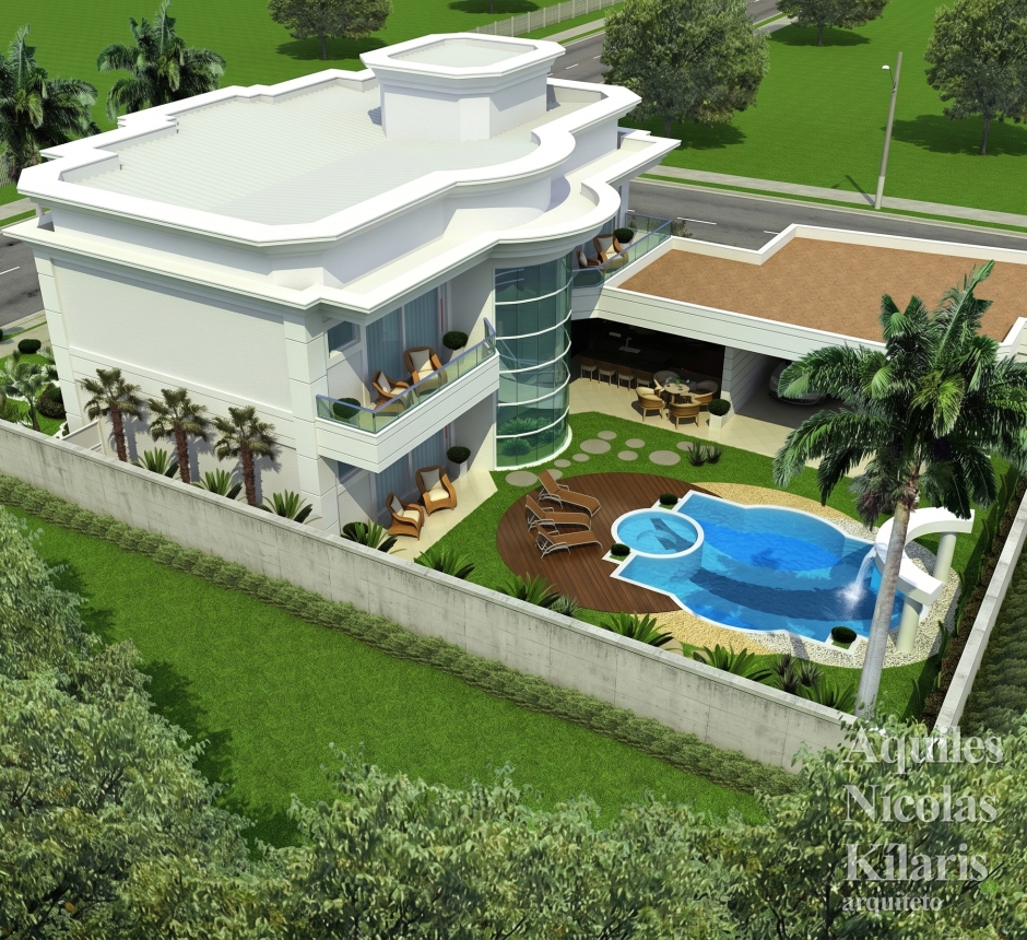 Arquiteto - Aquiles NÃ­colas KÃ­laris - Residential Projects - Projeto TrÃªs Lagoas - MS