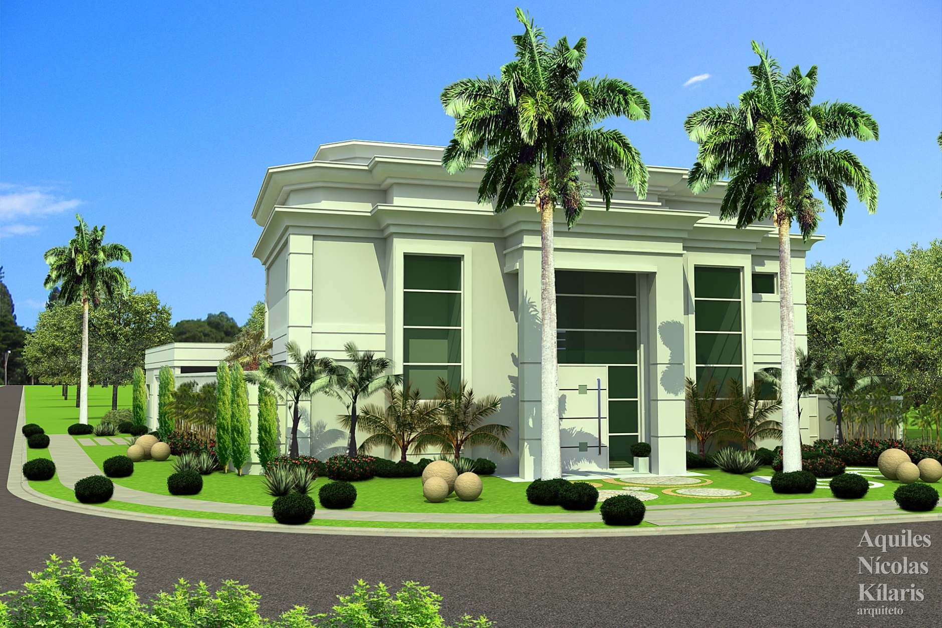 Arquiteto - Aquiles NÃ­colas KÃ­laris - Residential Projects - Projeto TrÃªs Lagoas - MS