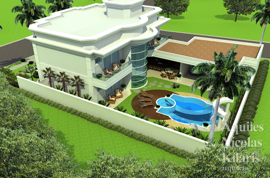 Arquiteto - Aquiles NÃ­colas KÃ­laris - Residential Projects - Projeto TrÃªs Lagoas - MS