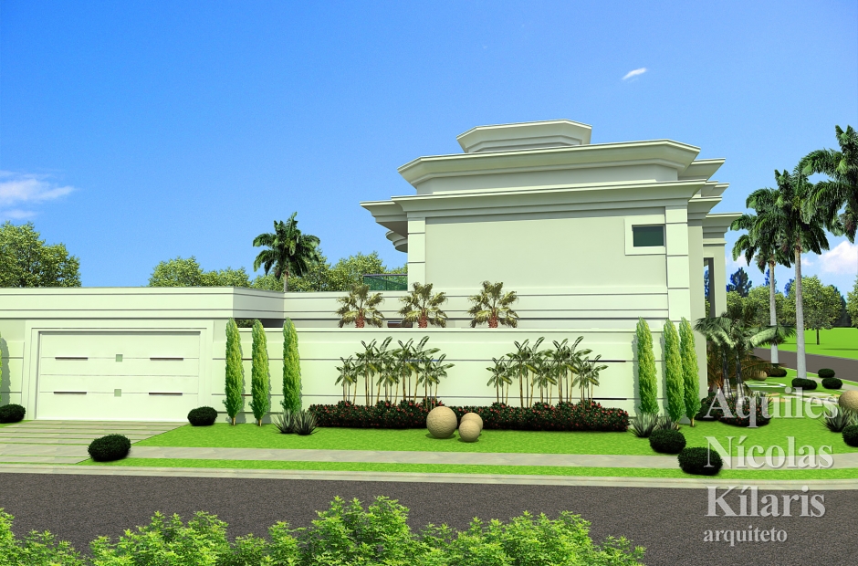 Arquiteto - Aquiles NÃ­colas KÃ­laris - Residential Projects - Projeto TrÃªs Lagoas - MS