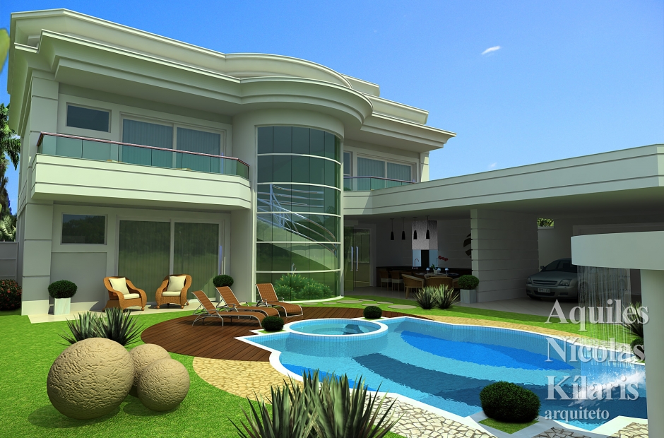 Arquiteto - Aquiles NÃ­colas KÃ­laris - Residential Projects - Projeto TrÃªs Lagoas - MS