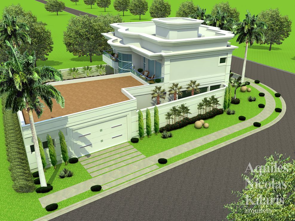 Arquiteto - Aquiles NÃ­colas KÃ­laris - Residential Projects - Projeto TrÃªs Lagoas - MS