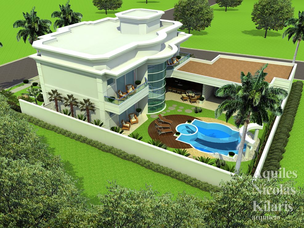 Arquiteto - Aquiles NÃ­colas KÃ­laris - Residential Projects - Projeto TrÃªs Lagoas - MS