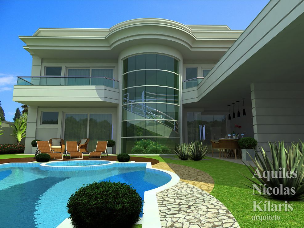 Arquiteto - Aquiles NÃ­colas KÃ­laris - Residential Projects - Projeto TrÃªs Lagoas - MS