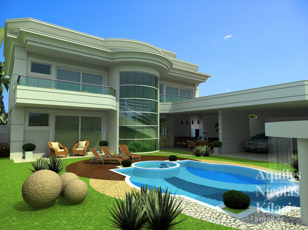 Arquiteto - Aquiles NÃ­colas KÃ­laris - Residential Projects - Projeto TrÃªs Lagoas - MS