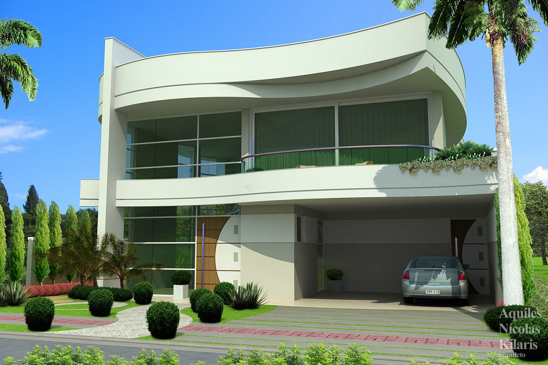 Arquiteto - Aquiles NÃ­colas KÃ­laris - Residential Projects - Projeto Campo Grande - MS