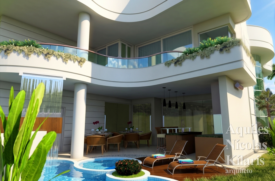 Arquiteto - Aquiles NÃ­colas KÃ­laris - Projetos Residenciais - Projeto Campo Grande - MS