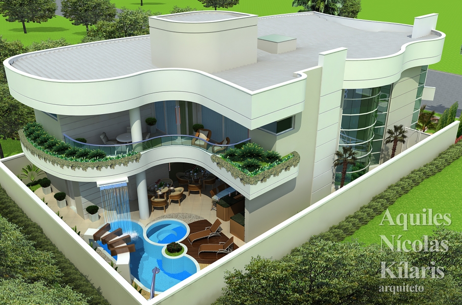 Arquiteto - Aquiles NÃ­colas KÃ­laris - Residential Projects - Projeto Campo Grande - MS