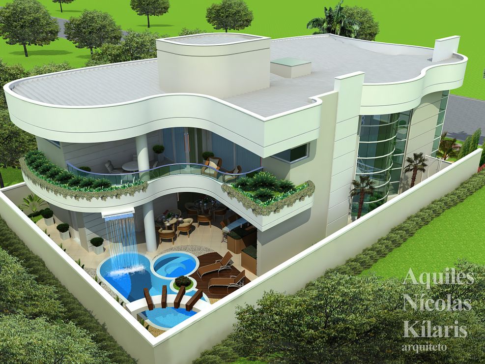Arquiteto - Aquiles NÃ­colas KÃ­laris - Residential Projects - Projeto Campo Grande - MS