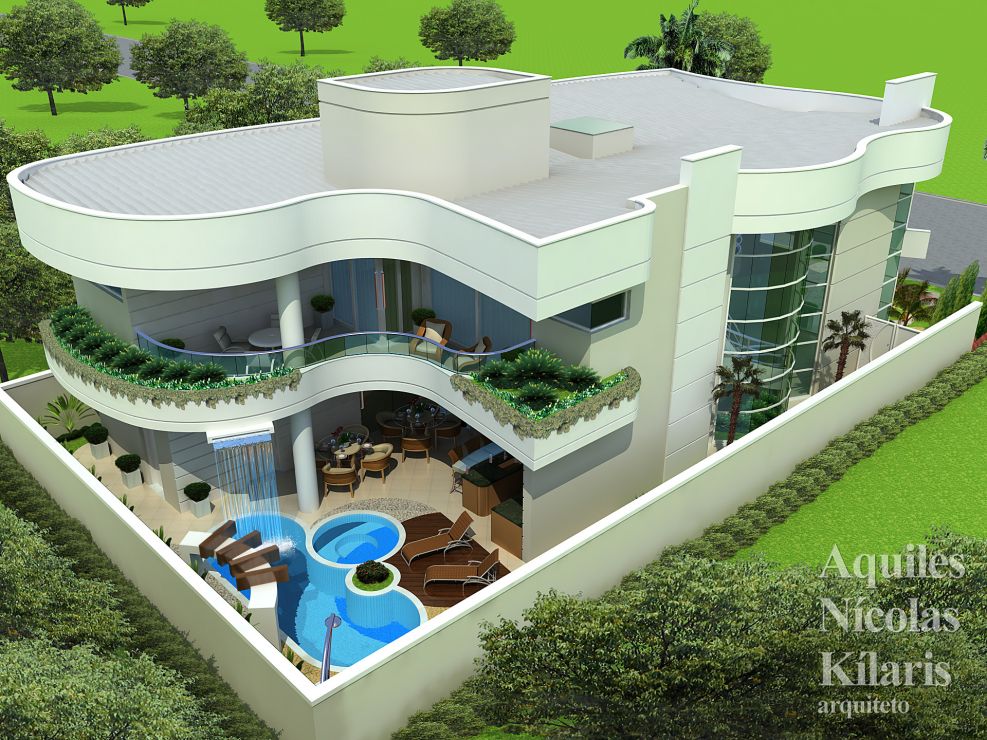 Arquiteto - Aquiles NÃ­colas KÃ­laris - Residential Projects - Projeto Campo Grande - MS