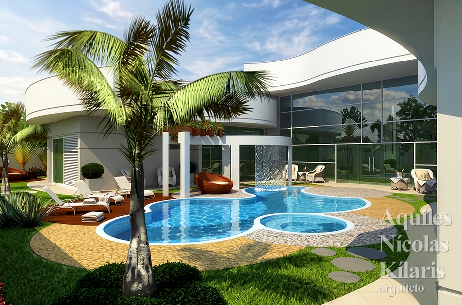 Arquiteto - Aquiles NÃ­colas KÃ­laris - Residential Projects - Projeto Caldas Novas - GO