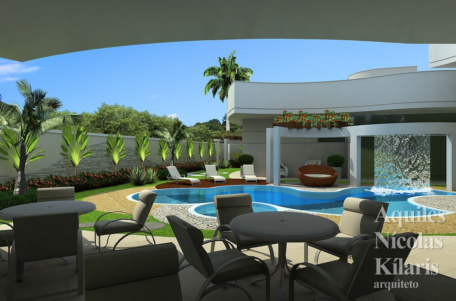 Arquiteto - Aquiles Nícolas Kílaris - Projetos Residenciais - Projeto Caldas Novas - GO