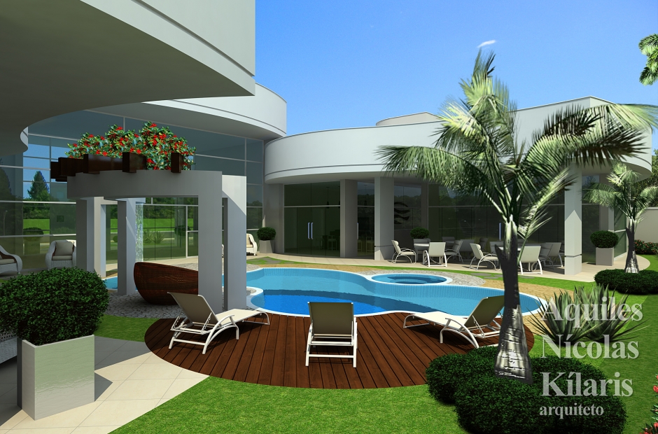Arquiteto - Aquiles Nícolas Kílaris - Projetos Residenciais - Projeto Caldas Novas - GO