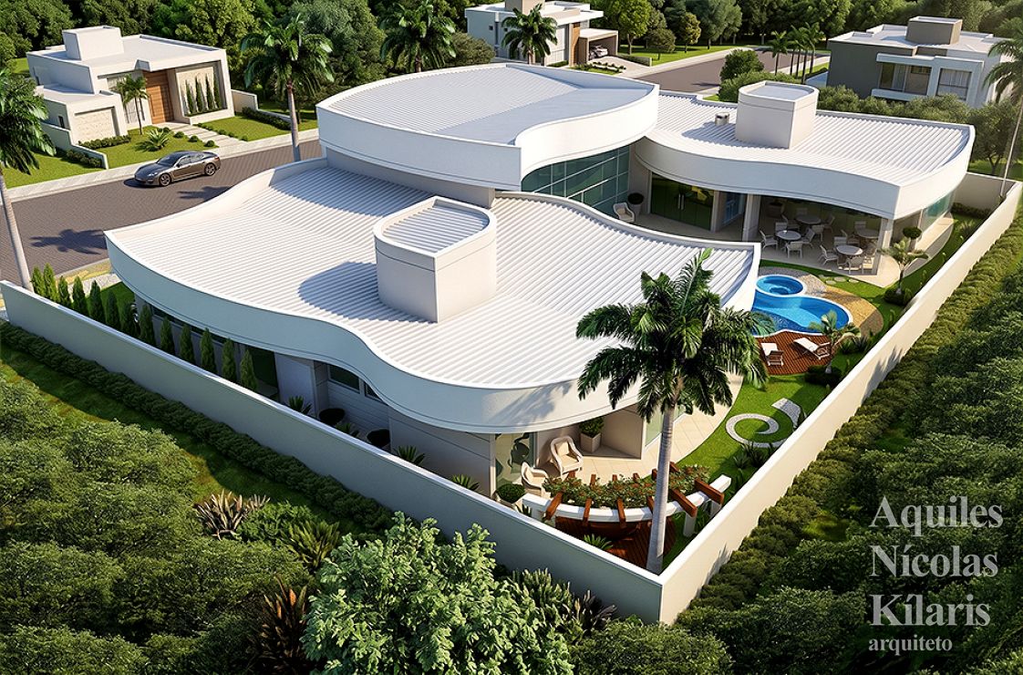 Arquiteto - Aquiles NÃ­colas KÃ­laris - Residential Projects - Projeto Caldas Novas - GO