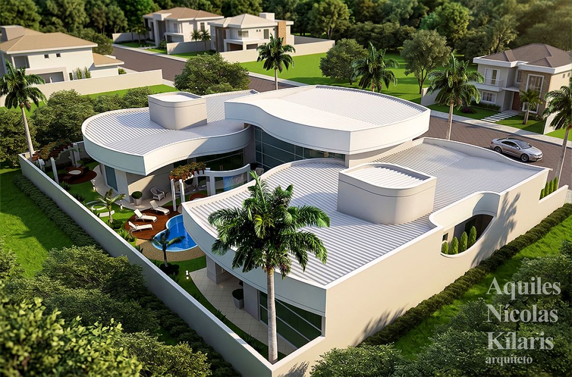 Arquiteto - Aquiles NÃ­colas KÃ­laris - Residential Projects - Projeto Caldas Novas - GO