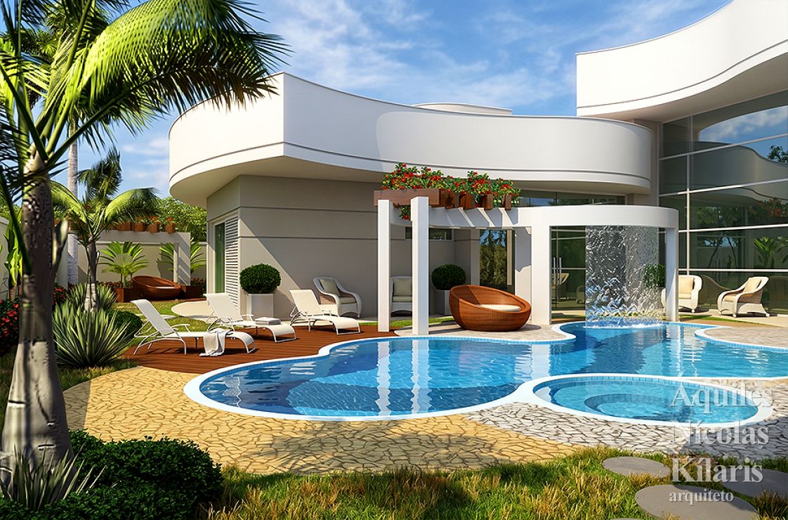 Arquiteto - Aquiles NÃ­colas KÃ­laris - Residential Projects - Projeto Caldas Novas - GO