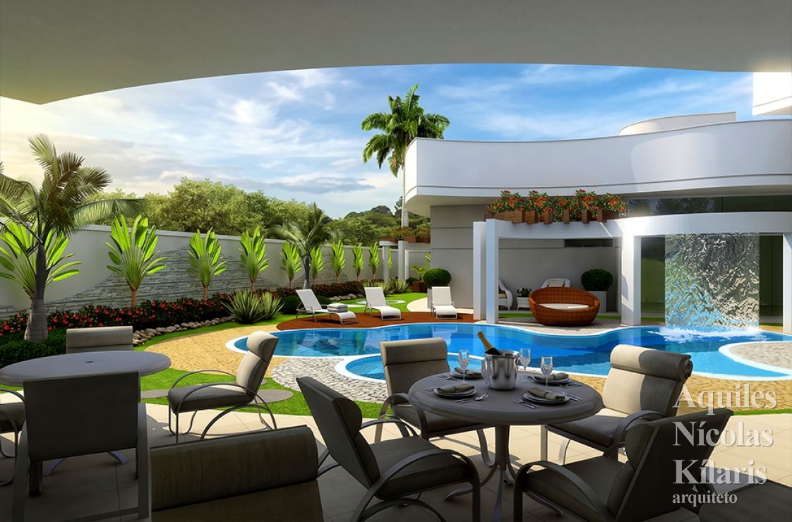 Arquiteto - Aquiles NÃ­colas KÃ­laris - Residential Projects - Projeto Caldas Novas - GO