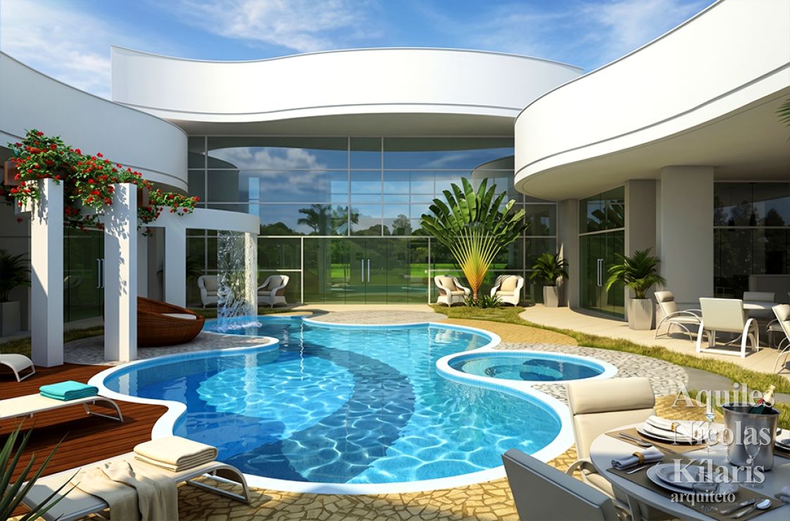 Arquiteto - Aquiles NÃ­colas KÃ­laris - Residential Projects - Projeto Caldas Novas - GO