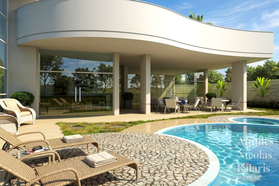 Arquiteto - Aquiles NÃ­colas KÃ­laris - Residential Projects - Projeto Caldas Novas - GO